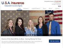 Tablet Screenshot of myusainsurance.net